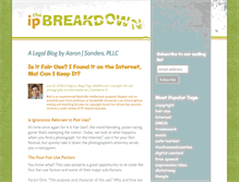 Tablet Screenshot of ipbreakdown.com